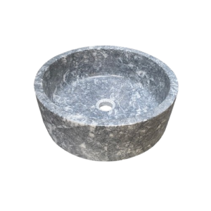 Vasque Roude En Marbre Bleue