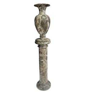 Vase En Marbre Noir Blanc