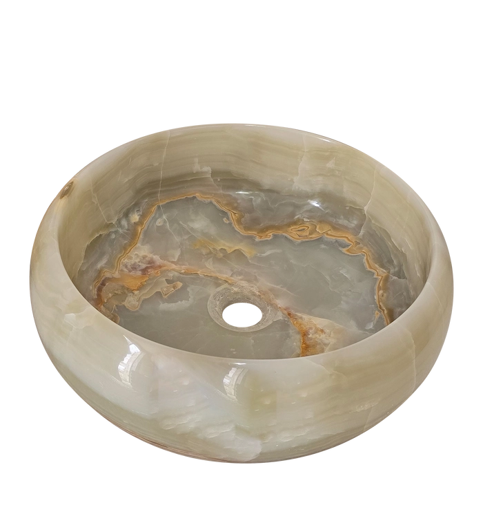 Vasque marbre veine ambre - Amalfi
