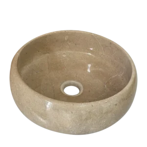 Vasque marbre beige uni poli - Arezzo