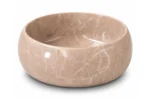 Vasque Ronde en Pierre Naturelle Marbre Biege N°P2511 – Image 2