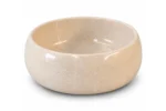 Vasque Ronde en Pierre Naturelle Marbre Creme N°D2511 - Image 2