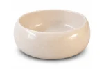 Vasque Ronde en Pierre Naturelle Marbre Creme N°D2512 - Image 2