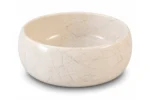 Vasque Ronde en Pierre Naturelle Marbre Creme N°D2516 - Image 2