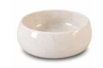 Vasque Ronde en Pierre Naturelle Marbre Creme N°D2518 - Image 2