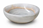 Vasque Ronde en Pierre Naturelle Onyx Blanc N°2510 - Image 2