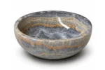 Vasque Ronde en Pierre Naturelle Onyx Mix Gris N°2505 - Image 2